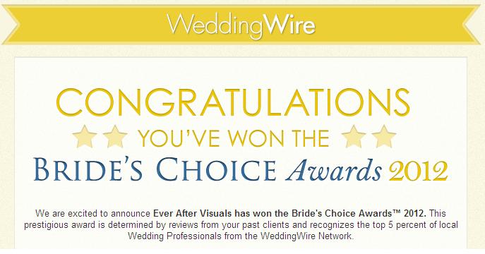Wedding Wire Award 2012 Wedding Wire Award 2012