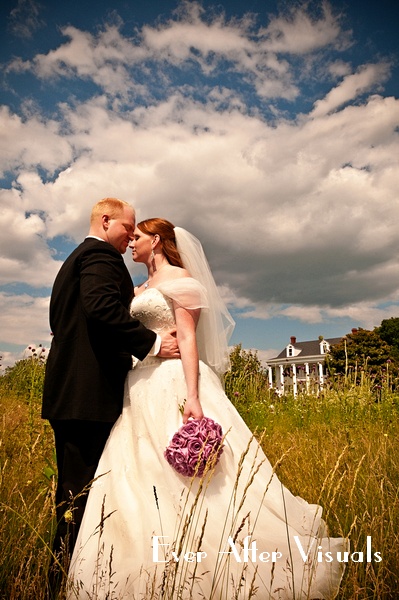 beautiful outdoor wedding photography