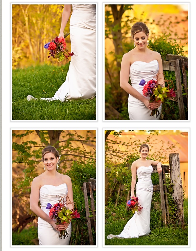 bride-with-bouquet-in-daylight-outside